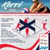 Franklin Sports Pro Quad Volleyball Kerri Walsh Jennings Edition- Volleyball Meets 4 Square - Complete Net System, Jumbo and Traditional Volleyballs Included, Boundary Kit/Line Markers view 4