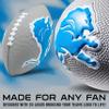 Franklin Sports NFL Detroit Lions Football - Kids Foam Football - Soft Junior Size 8.5" Ball with 3D Logos - Perfect for Gameday + Tailgates view 2