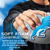 Franklin Sports NFL Detroit Lions Football - Kids Foam Football - Soft Junior Size 8.5" Ball with 3D Logos - Perfect for Gameday + Tailgates view 3