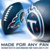 Franklin Sports NFL Tennessee Titans Football - Kids Foam Football - Soft Junior Size 8.5" Ball with 3D Logos - Perfect for Gameday + Tailgates view 2
