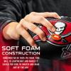 Franklin Sports NFL Tampa Bay Buccaneers Football - Kids Foam Football - Soft Junior Size 8.5" Ball with 3D Logos - Perfect for Gameday + Tailgates view 3