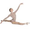 Baiwu Dance 119141011 Long Sleeve Lace Leotards Ballet Dancewear Leotards for Women (M, Light Coffee) view 3