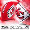 Franklin Sports NFL Kansas City Chiefs Football - Kids Foam Football - Soft Junior Size 8.5" Ball with 3D Logos - Perfect for Gameday + Tailgates view 2
