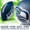 Franklin Sports NFL Seattle Seahawks Football - Kids Foam Football - Soft Junior Size 8.5" Ball with 3D Logos - Perfect for Gameday + Tailgates view 2