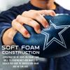 Franklin Sports NFL Dallas Cowboys Football - Kids Foam Football - Soft Junior Size 8.5" Ball with 3D Logos - Perfect for Gameday + Tailgates view 3