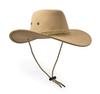 Cowboy Hat, Sun Hat Faux Felt Leather Suede Travel Cap Western Hat Outdoor Sun Protect Beige view 2