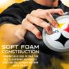 Franklin Sports NFL Pittsburgh Steelers Football - Kids Foam Football - Soft Junior Size 8.5" Ball with 3D Logos - Perfect for Gameday + Tailgates view 3