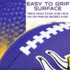 Franklin Sports NFL Minnesota Vikings Football - Kids Foam Football - Soft Junior Size 8.5" Ball with 3D Logos - Perfect for Gameday + Tailgates view 4