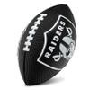 Franklin Sports NFL Las Vegas Raiders Football - Kids Foam Football - Soft Junior Size 8.5" Ball with 3D Logos - Perfect for Gameday + Tailgates view 1