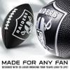 Franklin Sports NFL Las Vegas Raiders Football - Kids Foam Football - Soft Junior Size 8.5" Ball with 3D Logos - Perfect for Gameday + Tailgates view 2