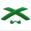 Vonxyz Rubber Kits Replacement for Oakley RadarLock XL Vented Sunglass - Dark Green view 1