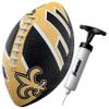 Franklin Sports NFL New Orleans Saints Football - Youth Football - Mini 8.5" Rubber Ball - Perfect for Kids - Team Logos and Colors view 1