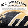 Franklin Sports NFL New Orleans Saints Football - Youth Football - Mini 8.5" Rubber Ball - Perfect for Kids - Team Logos and Colors view 4
