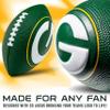 Franklin Sports NFL Green Bay Packers Football - Kids Foam Football - Soft Junior Size 8.5" Ball with 3D Logos - Perfect for Gameday + Tailgates view 2