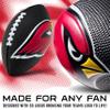 Franklin Sports NFL Arizona Cardinals Football - Kids Foam Football - Soft Junior Size 8.5" Ball with 3D Logos - Perfect for Gameday + Tailgates view 2