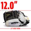 Franklin Sports Fastpitch Softball Glove - Fastpitch Pro - Adult and Youth Softball Mitt - Infield and Outfield - Left Handed Glove - White/Gold - 12" Lefty view 4