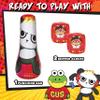 Franklin Sports Ryan's World Inflatable Punching Bag & Glove Set - 42 x 19 x 19 inches view 2