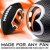 Franklin Sports NFL Cincinnati Bengals Football - Kids Foam Football - Soft Junior Size 8.5" Ball with 3D Logos - Perfect for Gameday + Tailgates view 2