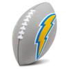 Franklin Sports NFL Los Angeles Chargers Football - Kids Foam Football - Soft Junior Size 8.5" Ball with 3D Logos - Perfect for Gameday + Tailgates view 1