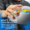 Franklin Sports NFL Los Angeles Chargers Football - Kids Foam Football - Soft Junior Size 8.5" Ball with 3D Logos - Perfect for Gameday + Tailgates view 3