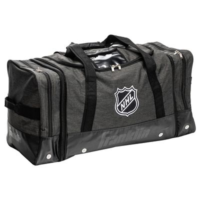 Franklin Sports NHL Ice Hockey Carry Bag - Premium Equipment Bag for Hockey Gear - Large Expandable Duffle - Heavy Duty - NHL Licensed