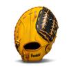 Franklin Sports Field Master First Baseman's Mitt - Adult + Youth Mitt - 12.5 Inch - Right Hand Throw - Men's + Women's - Black/Tan view 1