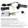 Brushed Controller,Fydun 36V 1000W Electric Bike Brushed Speed Box Controller Throttle Grip Kit for 7/8in Handle Bar view 2