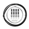 TRLREQ Universal Bicycle Shifter Cable Housing Set for Shimano Sram Derailleur/MTB Road Bike (Black) view 1