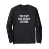 This Is My Goat Herder Costume Funny Halloween Long Sleeve T-Shirt view 1