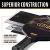 Franklin Sports Pro Pickleball Paddle - Pro Tournament Pickleball Paddle with Extra Grip MaxGrit Technology - Aspen Kern Centre Pickleball Paddle view 4