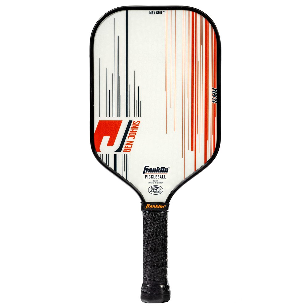 Franklin Sports Pro Pickleball Paddle - Pro Tournament Pickleball Paddle with Extra Grip MaxGrit Technology - Ben Johns Signature Pickleball Paddle 16mm
