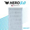 ECD Lacrosse Hero 3.0 Mesh - Semi Soft - White view 3