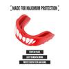 2 Pack Nxtrnd Rush Dual Layer Mouthguard, Custom Fit Sports Mouthpiece for Football, Boxing, MMA, Basketball, Hockey, Lacrosse, Youth & Adult (Red) view 2