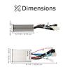 AlveyTech 24 Volt 30A 5-Pin Controller for Currie Series 500, 650, 750, 900 eZip IZIP GT Mongoose Schwinn Electric Scooters - Replacement Scooter Control Module Model XK-022C view 3