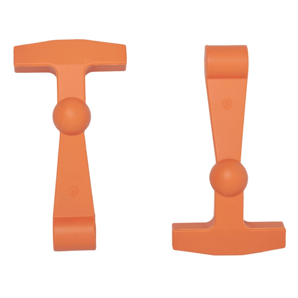 Beast Cooler ACCESORIES 2-Pack Ice Chest Replacement Lid Latches Compatible with Yeti and RTIC Hard Coolers - Strong, Ergonomic Cooler Latch Replacement - Burnt Orange - 4.6 x 2.5 x 1 Inches