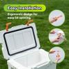 Beast Cooler ACCESORIES 2-Pack Ice Chest Replacement Lid Latches Compatible with Yeti and RTIC Hard Coolers - Strong, Ergonomic Cooler Latch Replacement - Burnt Orange - 4.6 x 2.5 x 1 Inches view 4