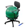 CanDo Metal Ball Chair - Inflatable Ergonomic Active Seating Exercise Ball Chair With Air Pump for Home, Office, and Classroom view 1