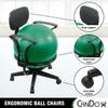 CanDo Metal Ball Chair - Inflatable Ergonomic Active Seating Exercise Ball Chair With Air Pump for Home, Office, and Classroom view 4