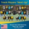 Boomer HD Pickleball Paddle Rack  Holds 4 or 8 Paddles  Track Players Next-Up on The Court  Heavy-Duty 1/8 Steel with Weather-Proof Powder Coating view 3