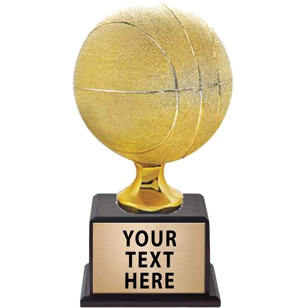 Crown Awards Basketball Trophies, 15" Gold Jumbo Basketball Trophy Award with Free Engraving Prime