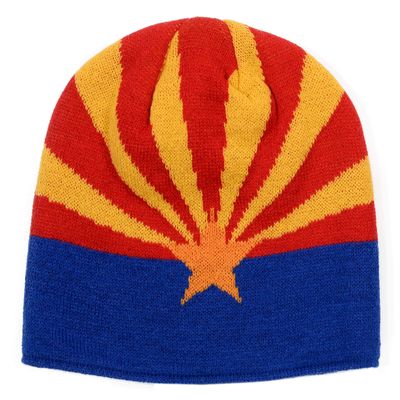 Arizona Flag Beanie Cap Winter Hat
