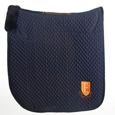 Evason Half Lined Navy Dressage Pad