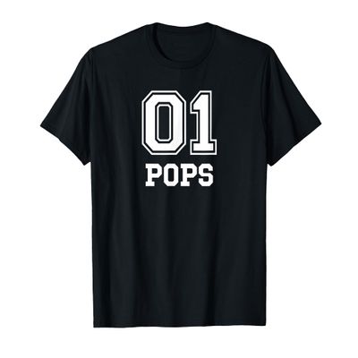 01 Pops Number 1 One Funny T-Shirt
