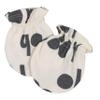 Grow by Gerber Baby Boys 4-Pack Mittens, Grey/Ivory/Orange, 0-3 Months view 3