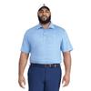 IZOD Men's Big and Tall Golf Title Holder Short Sleeve Polo, Nautical Blue, 5X-Large Tall view 1