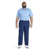 IZOD Men's Big and Tall Golf Title Holder Short Sleeve Polo, Nautical Blue, 5X-Large Tall view 3