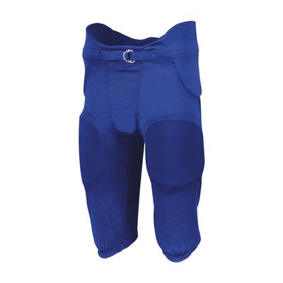 Russell Athletic Integrated 7-Piece Pad Football Pant, Royal, 2XL