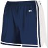 Russell Athletic Ladies Legacy Basketball Shorts Navy/White S view 1
