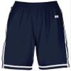 Russell Athletic Ladies Legacy Basketball Shorts Navy/White S view 3