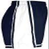 Russell Athletic Ladies Legacy Basketball Shorts Navy/White S view 4
